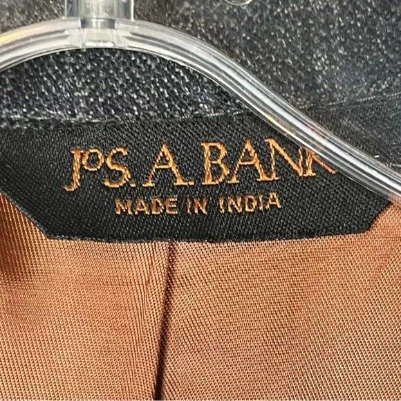 Jos. A Bank Sz 40 R W Gray Wool Two ButtonBlazer Sport Coat Suit Jacket